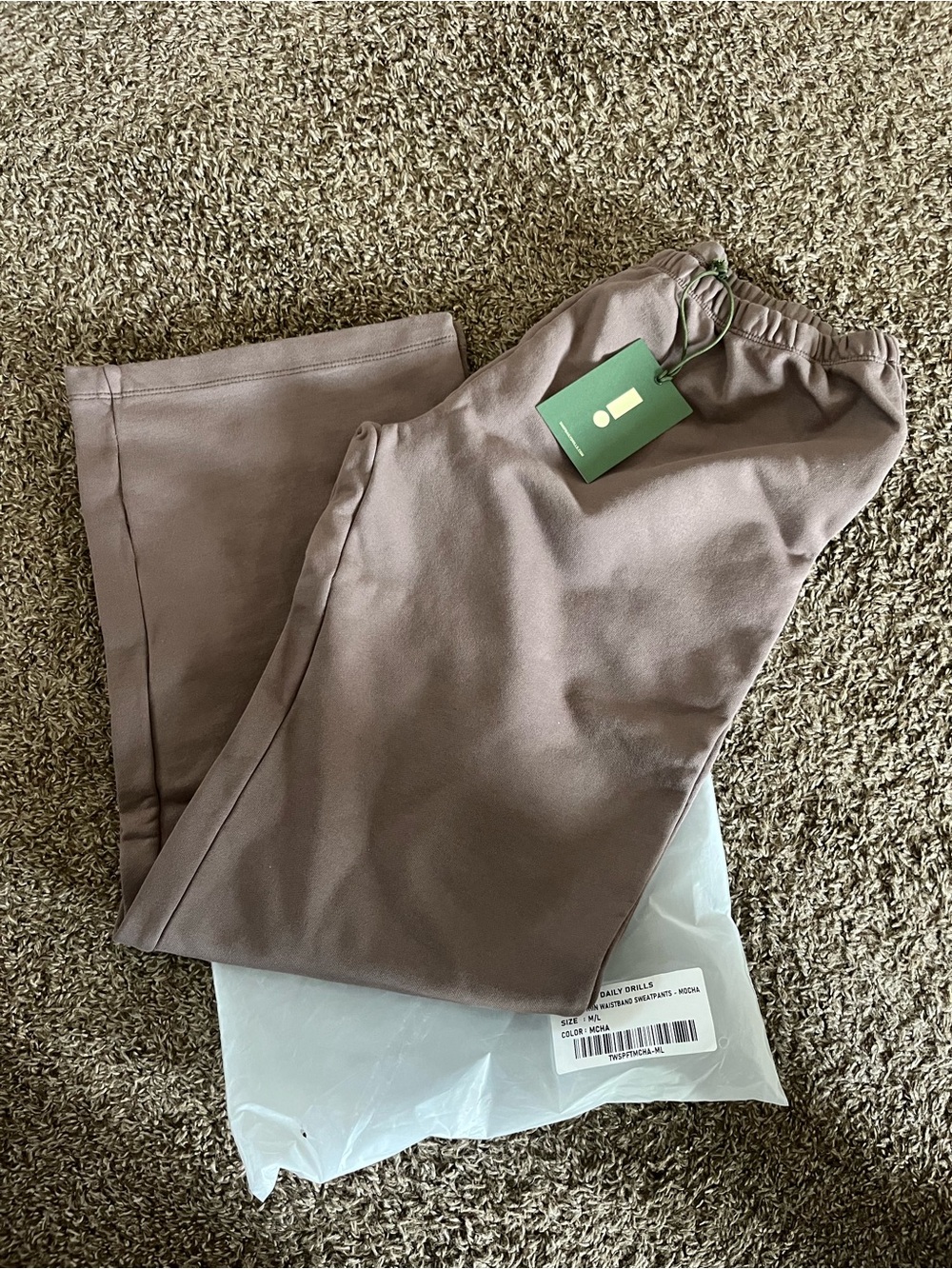 Daily Drills Low Rise Sweatpants Mocha
